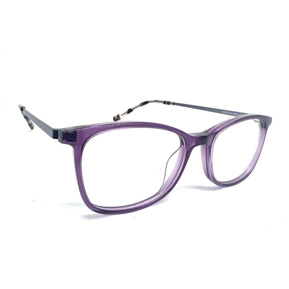 NIFTIES N19408-3735 LK PURPLE PLASTIC AND METAL EYEGLASSES FRAMES 47-16-140 main image 4